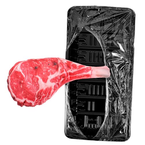 MERRYHAPY Plüsch Hundespielzeug Steakform Quietschend Interaktives Kauspielzeug für Welpen Kleine Hunde Fördert Zahngesundheit und Beschäftigung von MERRYHAPY