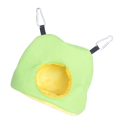 MERRYHAPY Plüsch Vogelnest Hängematte Warmes Winterbett für Papageien und Kleine Vögel Weiches Komfortables Nest aus Langlebigem Geeignet als Kuscheliges Brutnest und Zufällige Farbe von MERRYHAPY