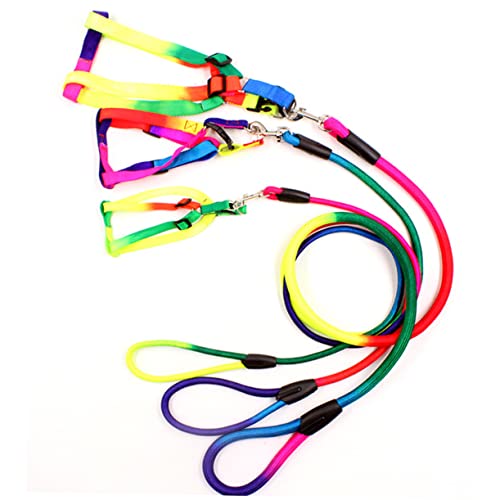 MERRYHAPY Hundeleine Aus Nylon Zugseil Für Haustiere Verstellbares Geschirr Für Welpen Leine Für Hunde Haustierzubehör Bequemer Sitz Für Langzeitgebrauch von MERRYHAPY