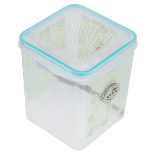 MERRYHAPY Reptilien Fütterungsbox Transparent mit Belüftungslöchern Tragbares Kunststoff Terrarium für Spinnen Gottesanbeterin und Kleine Insekten Praktisches Aufzuchtgehäuse für Reptilien MERRYHAPY Reptilien Fütterungsbox Transparent mit Belüftungslöchern Tragbares Kunststoff Terrarium für Spinnen Gottesanbeterin und Kleine Insekten Praktisches Aufzuchtgehäuse für Reptilien von MERRYHAPY