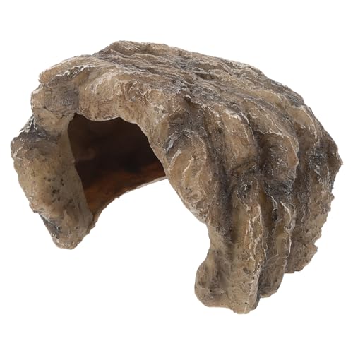MERRYHAPY Harz Versteck Höhle Plattform Reptil Felsen Für Schildkröten Schlangen Eidechsen Pet Tank Lebensraum MERRYHAPY Harz Versteck Höhle Plattform Reptil Felsen Für Schildkröten Schlangen Eidechsen Pet Tank Lebensraum von MERRYHAPY