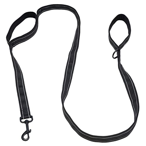 MERRYHAPY Doppelte Hundeleine Aus Robustem Nylon Reflektierend Für Große Hunde Mit Zwei Komfortablen Griffen Für Sicheres Training Und Im Freien von MERRYHAPY