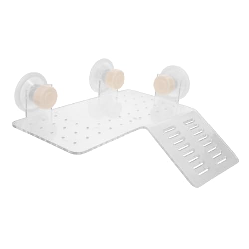 MERRYHAPY Schildkröten Sonnenplattform Saugnapf Kletterhilfe Für Wasserschildkröten Zu Installieren Für Verschiedene Terrarien Für Sonnige von MERRYHAPY