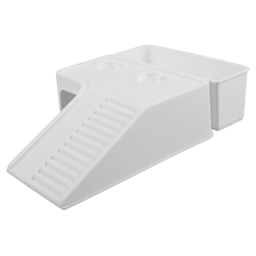 MERRYHAPY Schildkröten Sonnenplattform mit Kletterrampe und Versteck für Schildkrötenbecken Multifunktionale Villa mit Pflanzbox zu Installieren Reinigen von MERRYHAPY