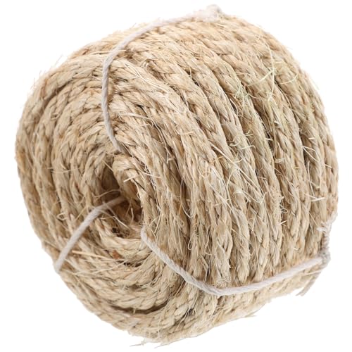 MERRYHAPY Ersatz-kratzbaum Aus Sisal – Zuschneidbares Seil – Verschleißfest – Für Kratzbaum – Haushaltsbedarf – Natürliches Sisal MERRYHAPY Ersatz-kratzbaum Aus Sisal – Zuschneidbares Seil – Verschleißfest – Für Kratzbaum – Haushaltsbedarf – Natürliches Sisal von MERRYHAPY