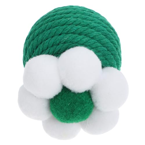 MERRYHAPY Sisalball Katzenspielzeug Katzenspielzeugbälle Für Den Innenbereich Katzenspielzeug Für Katzen Kaubälle Für Katzen Kätzchenbälle Haustier Für Katzen Bodenkatzenspielzeug von MERRYHAPY
