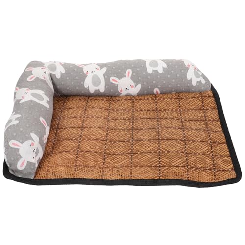 MERRYHAPY Kühlmatte für Hunde für den Sommer rutschfestes Kühlbett für Haustiere Rattanmatte Nest rutschfeste Liegeunterlage für Haustiere Bequeme Schlafunterlage für Hunde MERRYHAPY Kühlmatte für Hunde für den Sommer rutschfestes Kühlbett für Haustiere Rattanmatte Nest rutschfeste Liegeunterlage für Haustiere Bequeme Schlafunterlage für Hunde von MERRYHAPY