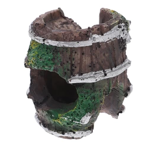 MERRYHAPY Aquarium Mini Fass Garnelen Unterschlupf Fischglas Dekoration Kleintierhöhle Mini Fass Spinnenversteck Lebensraum MERRYHAPY Aquarium Mini Fass Garnelen Unterschlupf Fischglas Dekoration Kleintierhöhle Mini Fass Spinnenversteck Lebensraum von MERRYHAPY