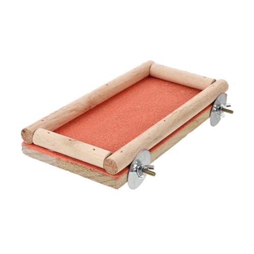 MERRYHAPY Vogel Stehend Spielzeug Papagei Zubehör Papagei Schleifen Klaue Bord für Hamster MERRYHAPY Vogel Stehend Spielzeug Papagei Zubehör Papagei Schleifen Klaue Bord für Hamster von MERRYHAPY
