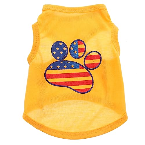 MERRYHAPY Pet Atmungsaktive Sommerweste Für Hunde Hunde-Shirt Mit Amerikanischer Flagge Für Alltag Und Reisen s Für Einen Niedlichen Look Bei Jedem Anlass von MERRYHAPY