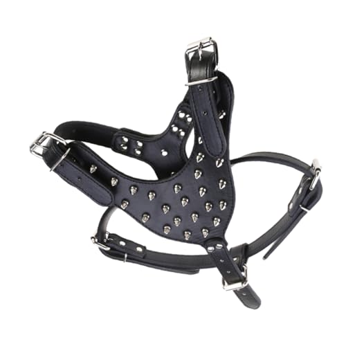MERRYHAPY Verstellbares Hundegeschirr Mit Metallspikes Für Lauftraining Outdoor-Geschirr Tragbar Für Kleine Und Große Hunde MERRYHAPY Verstellbares Hundegeschirr Mit Metallspikes Für Lauftraining Outdoor-Geschirr Tragbar Für Kleine Und Große Hunde von MERRYHAPY