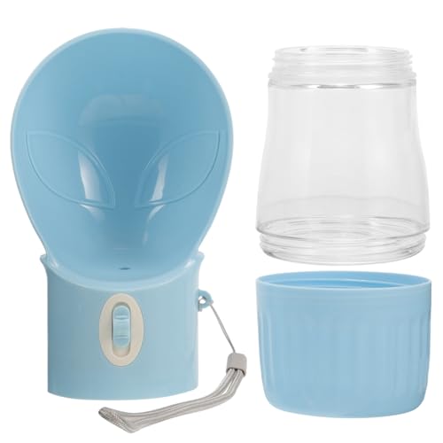 MERRYHAPY Wasserflasche Für Hunde Auslaufsichere Tragbare Wasserflasche Wasserspender Mit Futterbehälter Für Reisen Wandern Und Spazierengehen MERRYHAPY Wasserflasche Für Hunde Auslaufsichere Tragbare Wasserflasche Wasserspender Mit Futterbehälter Für Reisen Wandern Und Spazierengehen von MERRYHAPY