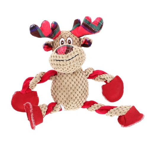 MERRYHAPY Tierspielzeug Kleines Hundespielzeug Weihnachtswelpenspielzeug Plüschfigurenspielzeug MERRYHAPY Tierspielzeug Kleines Hundespielzeug Weihnachtswelpenspielzeug Plüschfigurenspielzeug von MERRYHAPY