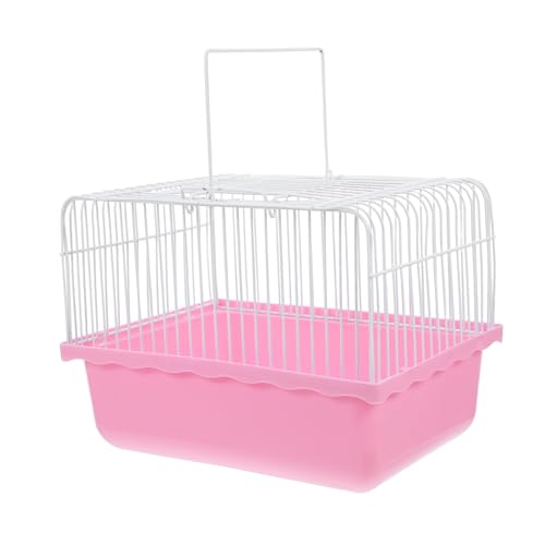 MERRYHAPY Tragbarer Vogelkäfig Für Kleintiere Zusammenklappbarer Reisekäfig Aus Kunststoff Transportbox Für Sittiche Und Nymphensittiche von MERRYHAPY