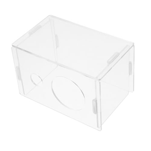 MERRYHAPY Transparentes Hamster-versteckhaus: Acryl-unterschlupfhütte Für Kleintiere, Katzentoilette, Versteck, Sandbadebox Für Hamster Und Rennmäuse, Lebensraum Für Zuhause Oder Unterwegs MERRYHAPY Transparentes Hamster-versteckhaus: Acryl-unterschlupfhütte Für Kleintiere, Katzentoilette, Versteck, Sandbadebox Für Hamster Und Rennmäuse, Lebensraum Für Zuhause Oder Unterwegs von MERRYHAPY
