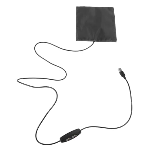 MERRYHAPY USB Heizmatte für Haustiere aus Langlebigem Kohlefaser Material Temperaturregelbar Weiche Wärmeisolierung für Hamster Kaninchen Vögel und Reptilien im Winter Kabelloses Wärmepad von MERRYHAPY