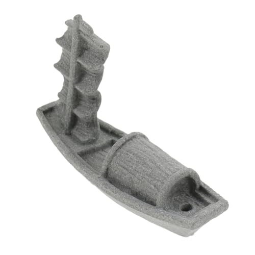 MERRYHAPY Unterwasserboot-dekor Für Aquarium Simuliertes Stein-segelboot-Ornament Künstliches Bootsmodell Für Aquarium-landschaftsdekoration Mikrolandschafts-Ornament von MERRYHAPY