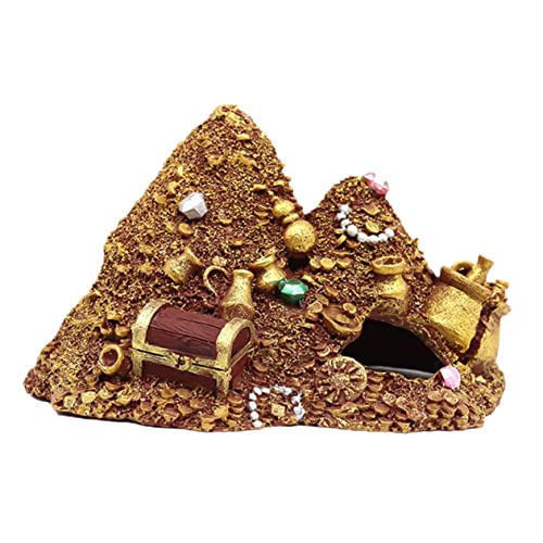 MERRYHAPY Aquarium-Turm Schmuck Aus Kunstharz Turm-Ornament Realistisches Und Lebensechtes Golddekor Für Aquarien MERRYHAPY Aquarium-Turm Schmuck Aus Kunstharz Turm-Ornament Realistisches Und Lebensechtes Golddekor Für Aquarien von MERRYHAPY