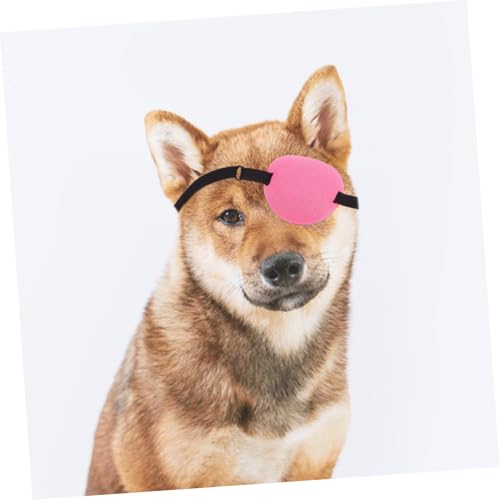 MERRYHAPY Verstellbare Weiche Hund Augenklappe aus Atmungsaktivem Polyester Schutz vor Schmutz und Wind Komfortable Augenabdeckung für Kleine Hunde und Welpen Einfache Reinigung und von MERRYHAPY