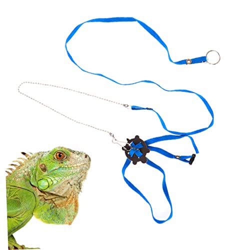 MERRYHAPY Verstellbares Reptilien Geschirr Leine für Eidechsen und Schildkröten Outdoor Trainingsleine mit Metallhaken Sicheres Kleintierzubehör in Blau Geeignet für Terrarien MERRYHAPY Verstellbares Reptilien Geschirr Leine für Eidechsen und Schildkröten Outdoor Trainingsleine mit Metallhaken Sicheres Kleintierzubehör in Blau Geeignet für Terrarien von MERRYHAPY