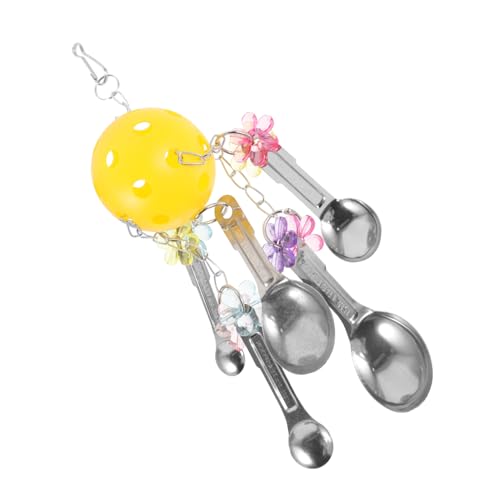 MERRYHAPY Papageien Kauspielzeug Täschchen Hängendes Spielzeug Für Vögel Unterhaltsame Beschäftigung Für Kleine Haustiere Fördert Das Nagen Und Spielen Farbe Zufällig von MERRYHAPY