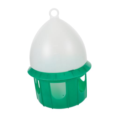 MERRYHAPY Vogel Wasserspender Transparent Kunststoff für Tauben Wellensittiche Papageien Käfig Zubehör Vogeltränke mit Einfacher Reinigung und Großem Fassungsvermögen von MERRYHAPY