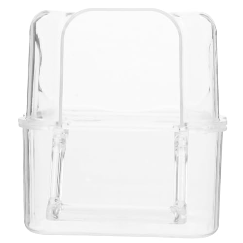 MERRYHAPY Vogel Futterbox Für Käfige Transparente Futterschale Für Vögel Ideal Als Futterspender Und Wasserversorgung Für Papageien Und Andere Vögel MERRYHAPY Vogel Futterbox Für Käfige Transparente Futterschale Für Vögel Ideal Als Futterspender Und Wasserversorgung Für Papageien Und Andere Vögel von MERRYHAPY
