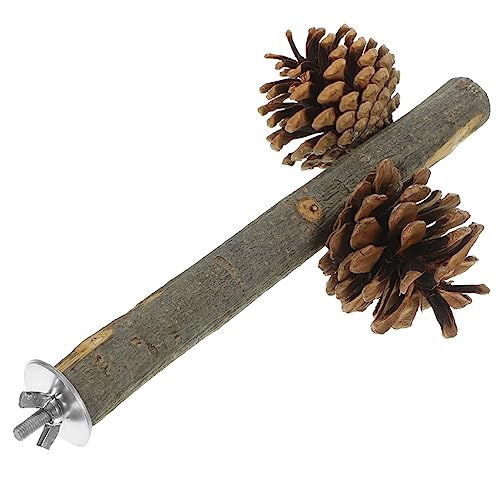 MERRYHAPY Vogelkäfig Sitzstange Holz Papagei Sitzstange Spielzeug Vogel Stehende Sitzstange Papageienkäfig Zubehör MERRYHAPY Vogelkäfig Sitzstange Holz Papagei Sitzstange Spielzeug Vogel Stehende Sitzstange Papageienkäfig Zubehör von MERRYHAPY
