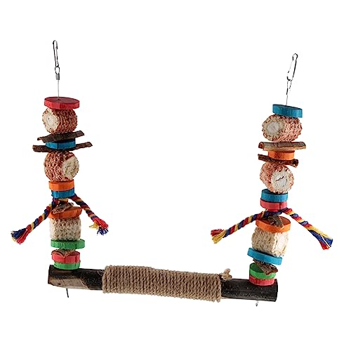 MERRYHAPY Natürliche Vogelspielzeug Aus Kiefernholz Hängendes Kau Und Futtersuche-Spielzeug Für Papageien Und Andere Vögel Sicher Und Langlebig Zur Beschäftigung Und des Spielverhaltens MERRYHAPY Natürliche Vogelspielzeug Aus Kiefernholz Hängendes Kau Und Futtersuche-Spielzeug Für Papageien Und Andere Vögel Sicher Und Langlebig Zur Beschäftigung Und des Spielverhaltens von MERRYHAPY