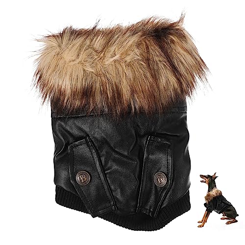MERRYHAPY Warme Hundejacke Hundemäntel Für Kleine Hunde Winddichte Hundekleidung Hunde Winterjacke Kostüm Für Haustiere Bei Kaltem Wetter Designer-hundekleidung Hündchen Plüsch Schmücken von MERRYHAPY