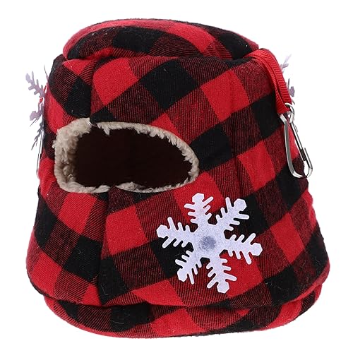 MERRYHAPY Hamsterhütte Haushalt Warmer Hamsterversteck Tragehaus Vogel-hängenest Papageien-hängenest Chinchilla-zubehör Hamsterhaus Kleintier-versteck Helle Farben Sicheren Ort Zum Schlafen von MERRYHAPY