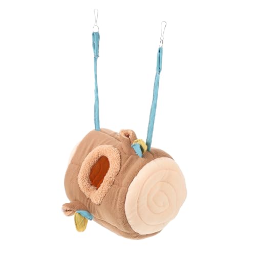 MERRYHAPY Warmes Hamsterbett Baumwolle Kleintier Nest Hängend Kleines Haustierbett für Winter Schutz und Bequemlichkeit für Hamster Kaninchen Meerschweinchen von MERRYHAPY
