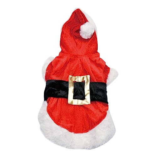 MERRYHAPY Wintermantel Für Hunde Weihnachtsoutfit Für Haustiere Bequemer Pullover Mit Kapuze Größe S Haustierkleidung Zum Tragen in Kaltem Wetter MERRYHAPY Wintermantel Für Hunde Weihnachtsoutfit Für Haustiere Bequemer Pullover Mit Kapuze Größe S Haustierkleidung Zum Tragen in Kaltem Wetter von MERRYHAPY