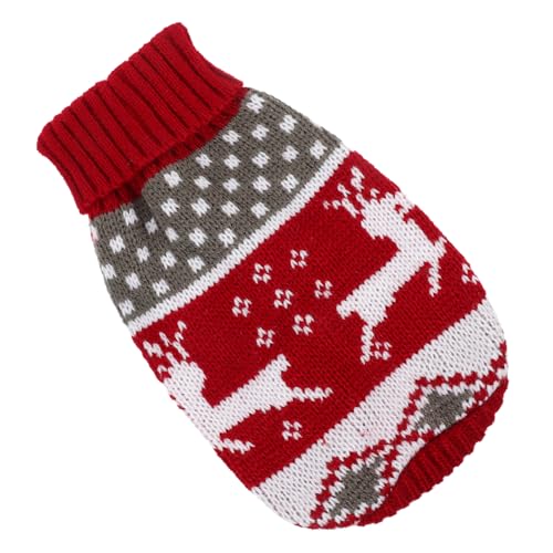 MERRYHAPY Weihnachts-hundepullover Für Kleine Hunde Adorabler Warmer Strickpullover Aus Weichem Material Für Kaltes Wetter Und Festliche Anlässe Für Kleine Haustiere Bequem Und MERRYHAPY Weihnachts-hundepullover Für Kleine Hunde Adorabler Warmer Strickpullover Aus Weichem Material Für Kaltes Wetter Und Festliche Anlässe Für Kleine Haustiere Bequem Und von MERRYHAPY
