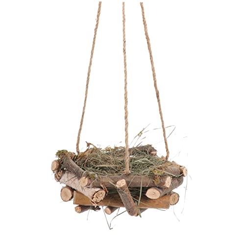 MERRYHAPY Künstliches Strohsittichnest Im Freien Vogelnest Schmuck Garten Dekorative Vogelhaus Home Ornament MERRYHAPY Künstliches Strohsittichnest Im Freien Vogelnest Schmuck Garten Dekorative Vogelhaus Home Ornament von MERRYHAPY