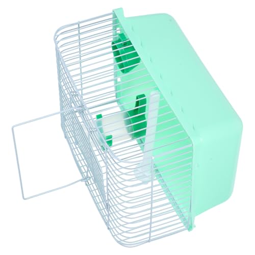 MERRYHAPY Großer Vogelkäfig Aus Metall Mit Tränke Und Futterbox Tragbare Vogeltransportbox Für Reisen Und Kleine Vögel von MERRYHAPY