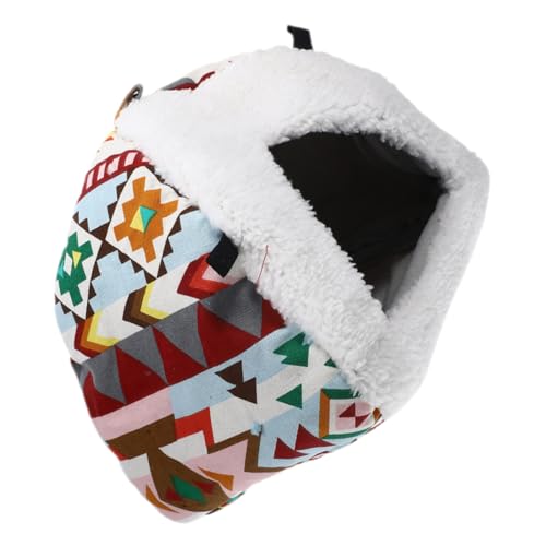 MERRYHAPY Meerschweinchen-Hamster-Hausbett stabiles warmes Nest hängendes Haustier-Versteck aus Baumwolle für den Winterschlaf Nest MERRYHAPY Meerschweinchen-Hamster-Hausbett stabiles warmes Nest hängendes Haustier-Versteck aus Baumwolle für den Winterschlaf Nest von MERRYHAPY
