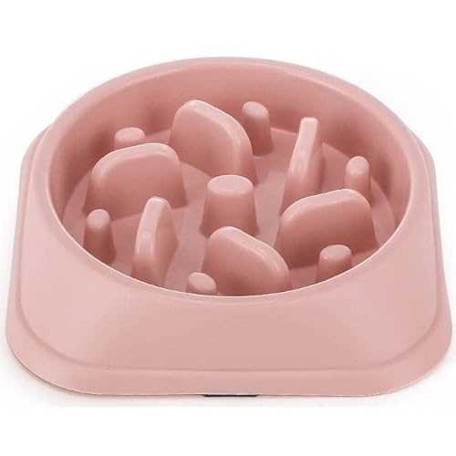 MERSJO Beruhigungsschale für Hund, Katze Antischlingnapf Hunde für Langsamere Mahlzeit, Hundenapf Grosse Hunde gegen Überfütterung, Dog Bowl für Bessere Verdauung, Lebensmittelechter Kunststoff, Rosa MERSJO Beruhigungsschale für Hund, Katze Antischlingnapf Hunde für Langsamere Mahlzeit, Hundenapf Grosse Hunde gegen Überfütterung, Dog Bowl für Bessere Verdauung, Lebensmittelechter Kunststoff, Rosa von MERSJO