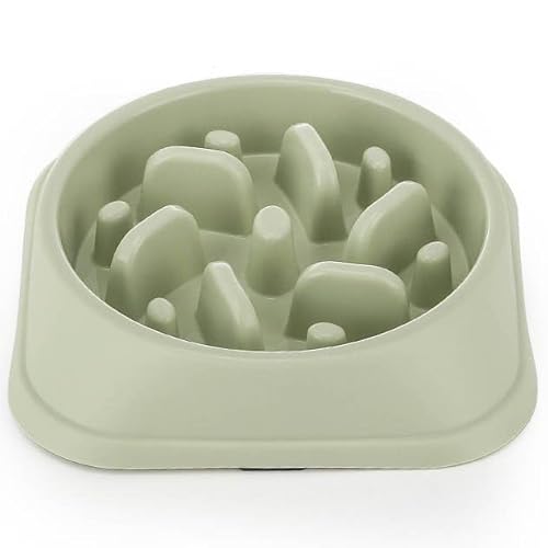 MERSJO Beruhigungsschale für Hund, Katze Antischlingnapf Hunde für Langsamere Mahlzeit, Hundenapf Grosse Hunde gegen Überfütterung, Dog Bowl für Bessere Verdauung, Lebensmittelechter Kunststoff, Grün MERSJO Beruhigungsschale für Hund, Katze Antischlingnapf Hunde für Langsamere Mahlzeit, Hundenapf Grosse Hunde gegen Überfütterung, Dog Bowl für Bessere Verdauung, Lebensmittelechter Kunststoff, Grün von MERSJO