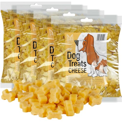 MERSJO Hundesnacks Trainingssnacks - 2000g hundefutter trocken, Hunde leckerlis, leckereien für Hunde - schonend getrocknete Fleischtrainer, Geeignet für alle Rassen und Größen, Cheese MERSJO Hundesnacks Trainingssnacks - 2000g hundefutter trocken, Hunde leckerlis, leckereien für Hunde - schonend getrocknete Fleischtrainer, Geeignet für alle Rassen und Größen, Cheese von MERSJO