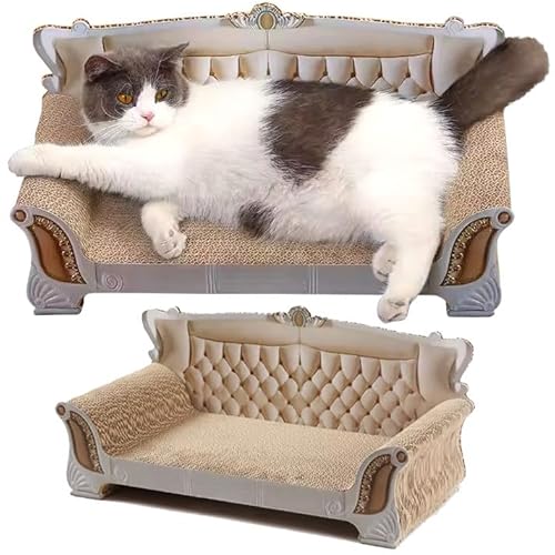 MERSJO Komfortabler Katzen-Kratzbaum mit Haus, Bett und Kratzstamm, Ideal Katzenspielzeug Selbstbeschäftigung, Nützliches Katzen Zubehör, Kratzbaum Klein mit Sisal-Kratzbäume Couch Potato MERSJO Komfortabler Katzen-Kratzbaum mit Haus, Bett und Kratzstamm, Ideal Katzenspielzeug Selbstbeschäftigung, Nützliches Katzen Zubehör, Kratzbaum Klein mit Sisal-Kratzbäume Couch Potato von MERSJO
