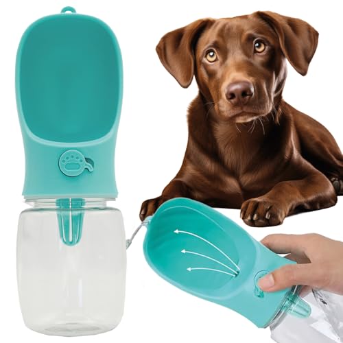 Mersjo Hundewasserflasche 350ml – Auslaufsicher & BPA-frei – Tragbarer Wasserspender für Hunde & Katzen – Reiseflasche mit Napf & Trageschlaufe – Outdoor & Reisen Mersjo Hundewasserflasche 350ml – Auslaufsicher & BPA-frei – Tragbarer Wasserspender für Hunde & Katzen – Reiseflasche mit Napf & Trageschlaufe – Outdoor & Reisen von MERSJO