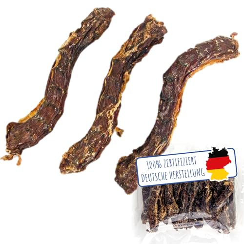 MERVELA Entenhälse für Hunde | 500 Gramm | Qualität aus Deutschland | 100% natürliche Kauartikel | getrockneter Kausnack ohne Zusatzstoffe von MERVELA