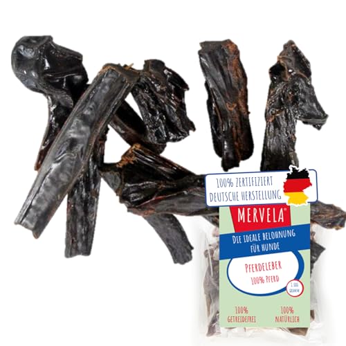 MERVELA Pferdeleber | 100% Pferd pur | 1 Stück | Leber vom Pferd getrocknet | Qualität aus Deutschland | ideal für hypoallergene, allergische und Sensible Hunde MERVELA Pferdeleber | 100% Pferd pur | 1 Stück | Leber vom Pferd getrocknet | Qualität aus Deutschland | ideal für hypoallergene, allergische und Sensible Hunde von MERVELA