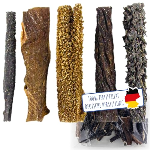 MERVELA Rinderpansen für Hunde | 1.000 Gramm | Qualität aus Deutschland | 100% natürliche Kauartikel | getrockneter Kausnack ohne Zusatzstoffe von MERVELA