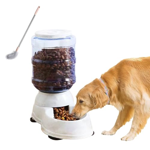 Automatischer Futterspender für Hunde, großer Futterspender für Haustiere, Schwerkraft-Automatik, 1,9 l – großes Fassungsvermögen, verdickt, langlebig. Automatischer Futterspender für Hunde, großer Futterspender für Haustiere, Schwerkraft-Automatik, 1,9 l – großes Fassungsvermögen, verdickt, langlebig. von MESHKA