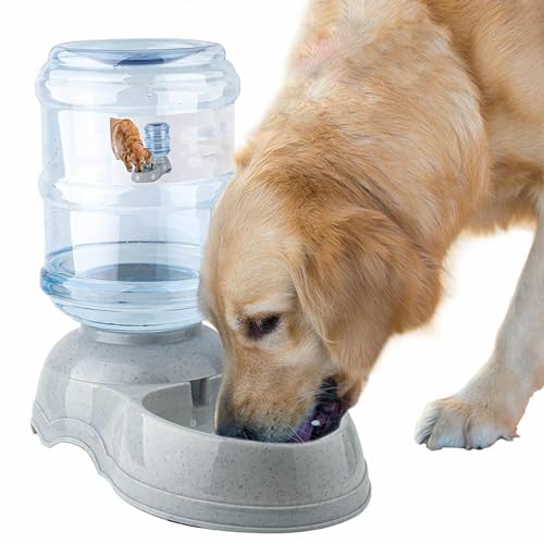 Wasserspender für Haustiere, groß, 11 Liter, verdickt, langlebig, für Hunde und Katzen, groß, automatische Haustier-Bewässerungsstation (1,9 l Hundebewässerung) von MESHKA