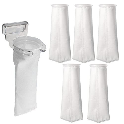 MESINURS 200 Mikron 10,2 cm Ringvorfilter-Socken und Halter-Sets – Abwassersieb für Aquarien, Überläufe, Wasserreinigung MESINURS 200 Mikron 10,2 cm Ringvorfilter-Socken und Halter-Sets – Abwassersieb für Aquarien, Überläufe, Wasserreinigung von MESINURS