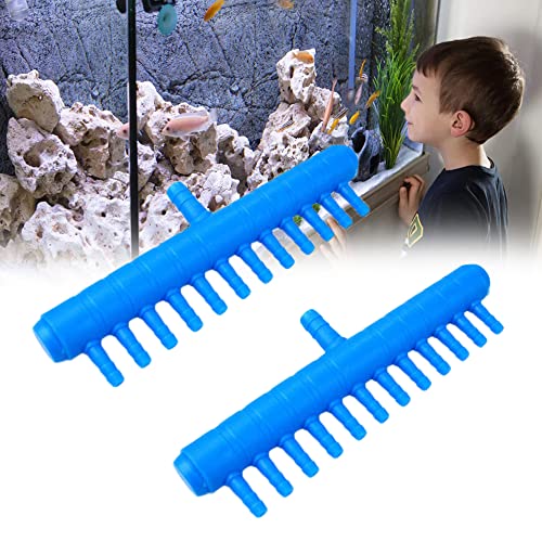 MESINURS Aquarium-Luftpumpen-Verteiler, Schlauchverschraubung, Shunt-Verbindungsstück, Zubehör auf 12 Wege, 2 Stück MESINURS Aquarium-Luftpumpen-Verteiler, Schlauchverschraubung, Shunt-Verbindungsstück, Zubehör auf 12 Wege, 2 Stück von MESINURS