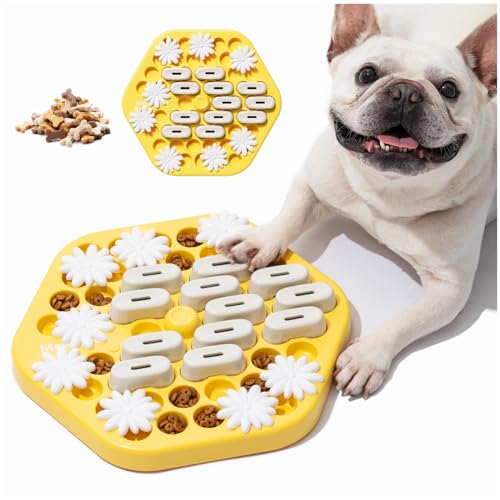 MEWOOFUN Hunde-Puzzle-Spielzeug, Futter-Puzzle-Spielzeug für IQ-Training, Hunde-Puzzles für kleine, mittelgroße und große intelligente Hunde, Leckerli-Puzzle-Spielzeug für geistige Bereicherung von MEWOOFUN
